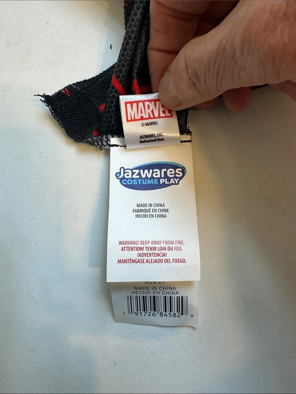 Marvel Spider-Man 2t padded costume